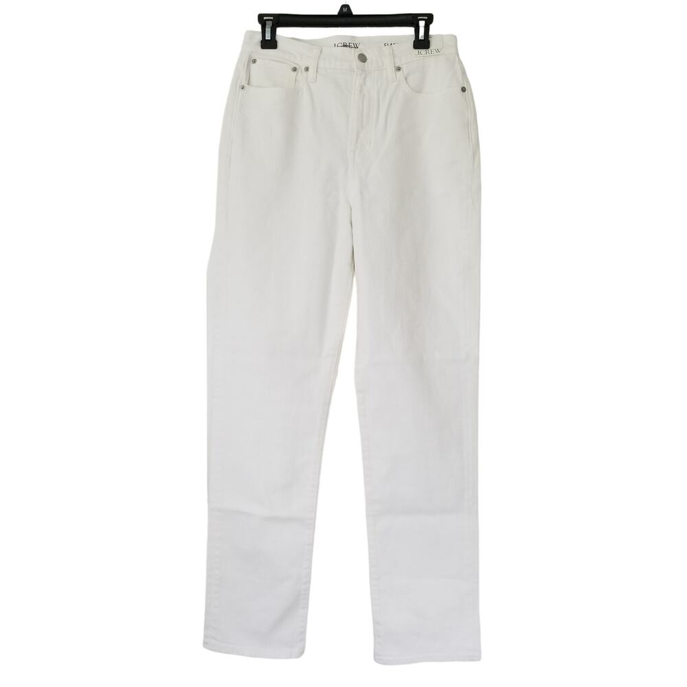 J. Crew Tall Classic Straight Jeans Size‎ 29T White NWT $148 BX977